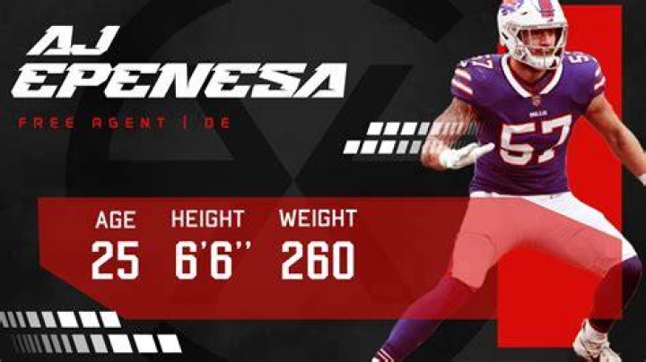 A.J. Epenesa Salary, 40 Time, Defensive Tackle, Draft Profile, Parents, Age
