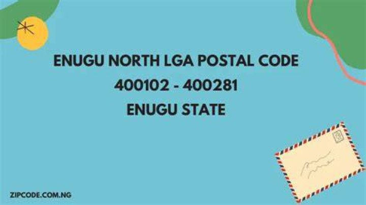 Enugu North Postal or Zip codes (Enugu State)