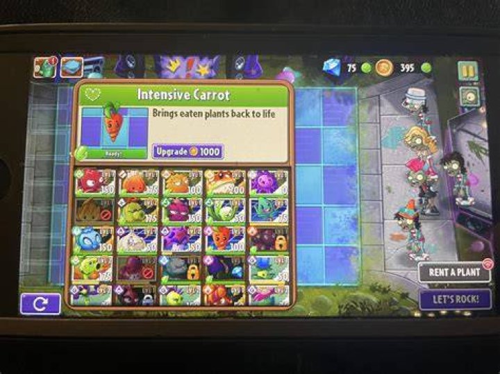 How to buy more slots in plants vs zombies