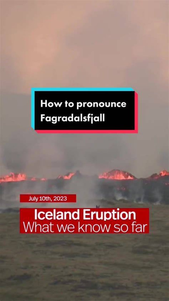 How to pronounce iceland volcano