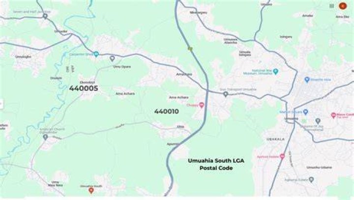 Umuahia North And South LGA Postal/Zip Codes (Abia State)