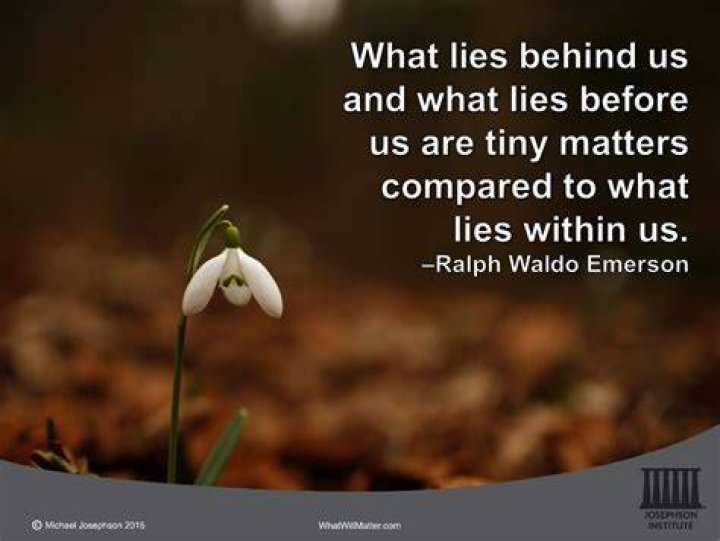 What lies behind us meaning