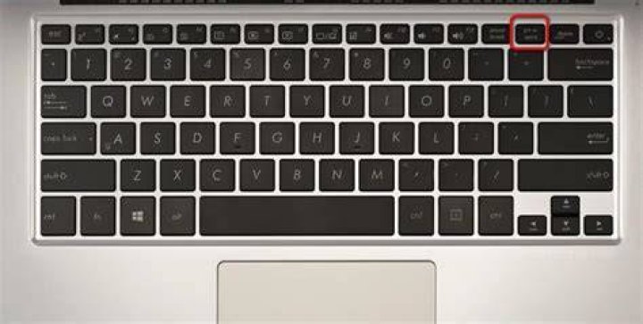 Where is the print screen key on a laptop